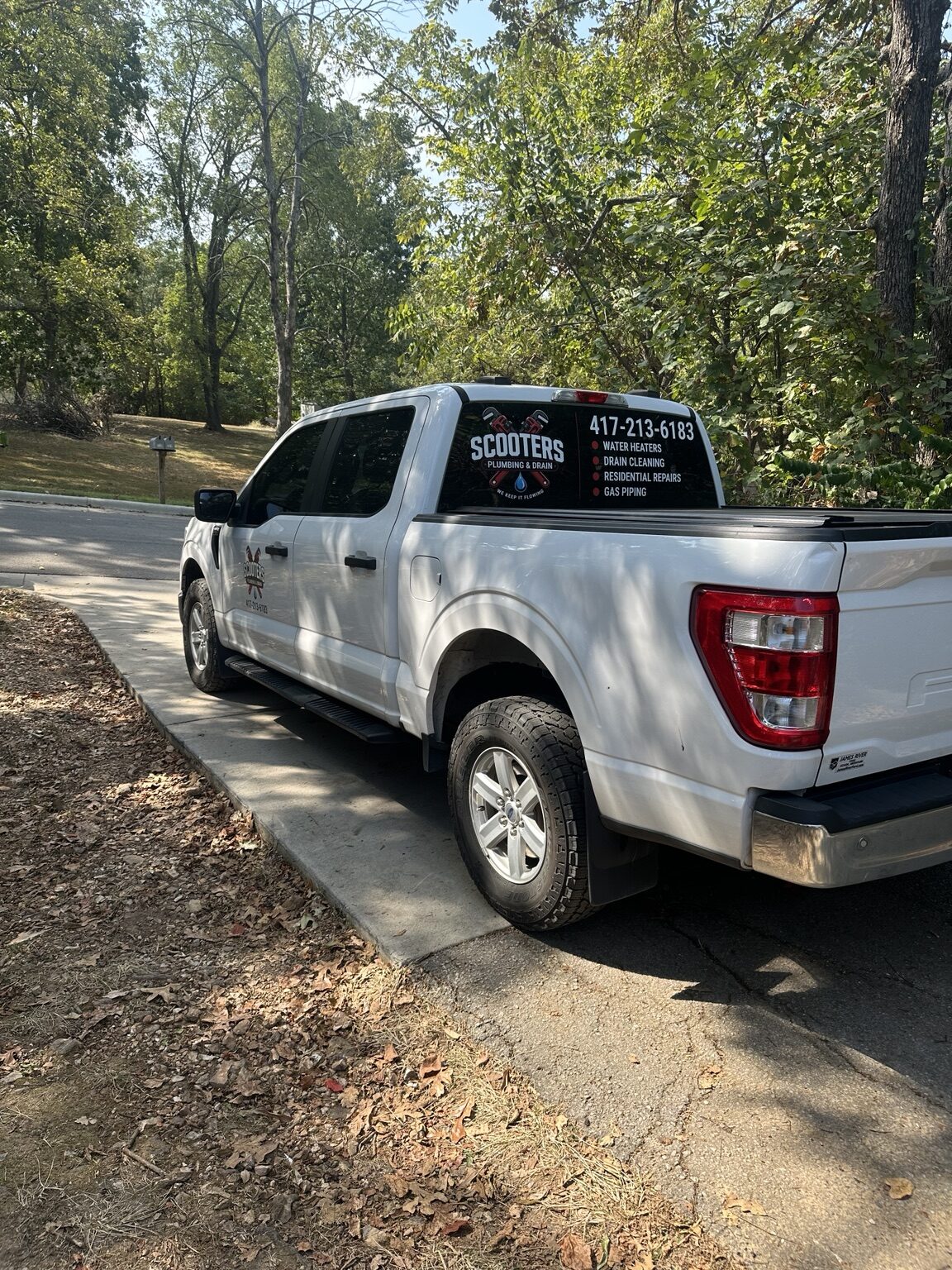 Scooters Plumbing and Drain service truck